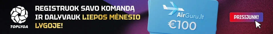TOPLYGA fantasy žaidimas