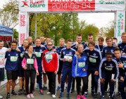 Bėgimo šventėje gerą nuotaiką kūrė ir ekraniečiai