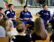 Ekraniečių „virtuve“ domėjosi gimnazistai