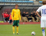 Puikus A.Novikovo baudos smūgis išvedė Lietuvą į Baltijos taurės finalą