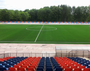 Gargždų miesto stadione - nauja danga