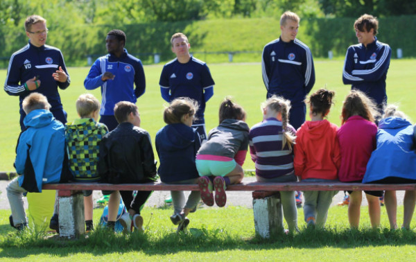 Ekraniečių treniruotėje šurmuliavo vaikai 