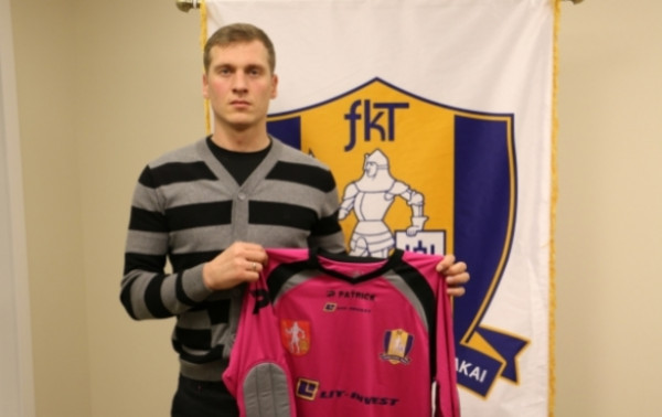 "Trakai" sustiprino vartininko poziciją