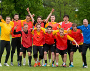 „Trakų“ futbolininkai - barbekiu vakarėlyje