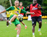 Su čempionais treniruojasi D. Šernas ir D. Slijngardas