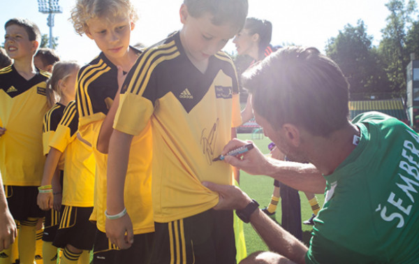 Vaikai patirties sėmėsi iš D. Šembero