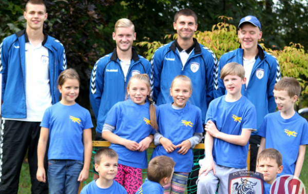 „Stumbro“ žaidėjai dalyvavo Aleksoto bendruomenės šventėje
