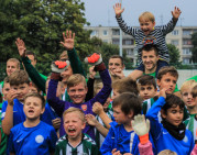 Naujame „Senvagės“ stadione – vaikų džiaugsmas
