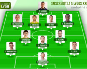 Turo rinktinėje –  laimėjusių komandų žaidėjai ir pralaimėjęs vartininkas