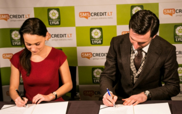 A lyga ir „SMScredit.lt“ bendradarbiavimą tęs jau ketvirtus metus