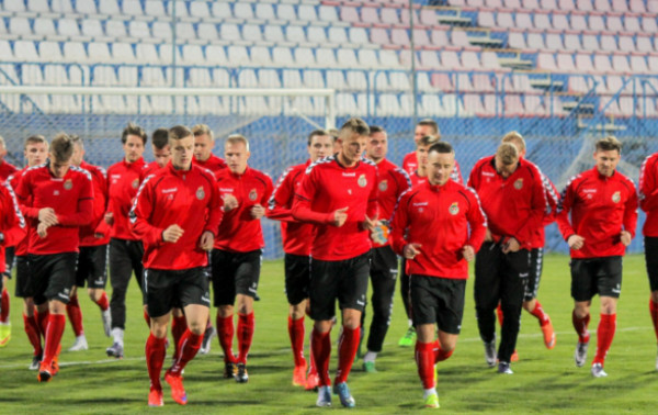 Naujokai O.Verbickas ir M.Beneta su rinktine treniravosi pirmą kartą