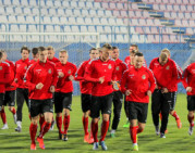 Naujokai O.Verbickas ir M.Beneta su rinktine treniravosi pirmą kartą