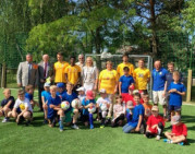 „Trakų“ riteriai „atidarė“ naują futbolo aikštelę