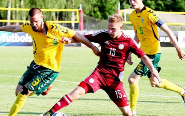 U-21 rinktinių dvikovą Latvijoje laimėjo šeimininkai