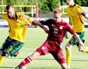 U-21 rinktinių dvikovą Latvijoje laimėjo šeimininkai