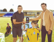 Auksinė širdis – ant atlantiečio A.Jokšo marškinėlių