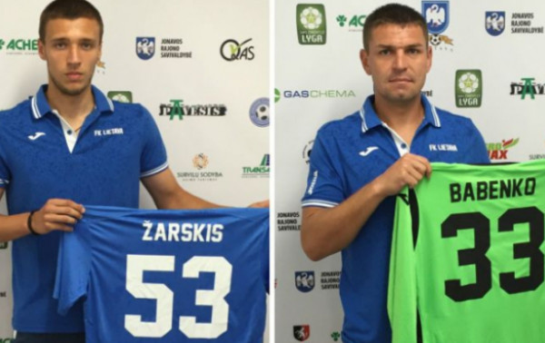 Į „Lietavą“ atvyko gynėjas bei vartininkas