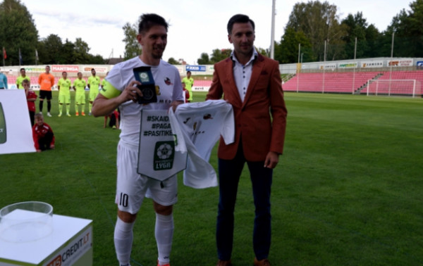 „Auksinė širdis“ – ir ant „Sūduvos“ veterano marškinėlių