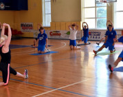„Lietavos“ žaidėjai lavina ir aerobikos žingsnelius