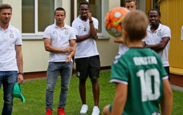 Žalgiriečiai apsilankė sanatorijoje „Pušyno kelias“