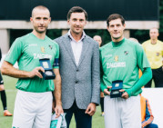 „Kauno Žalgirio“ veteranams įteikti „Auksinės širdies“ marškinėliai