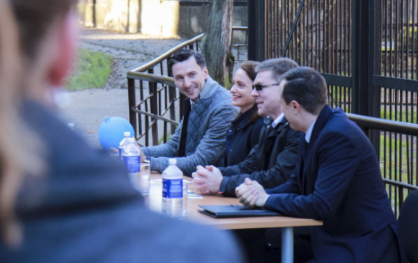 Naująjį Lietuvos zoologijos sodo gyventoją pasveikino ir lygos prezidentas