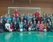 „Sūduvos“ futbolininkai pabuvojo mokytojų rolėje