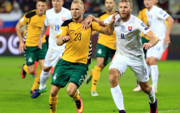 Lietuvos rinktinės žygį pristabdė galingi slovakai