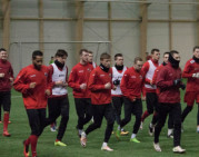 Pirmojoje „Sūduvos“ treniruotėje - trys peržiūroje dalyvaujantys futbolininkai