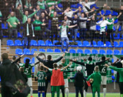 „Žalgirio“ himno belaukiant: naktį sostinėje lakstė vilkas