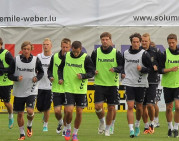 Lietuvos futbolo rinktinė ruošiasi rungtynėms Liuksemburge