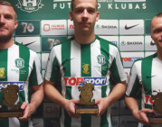 Dar trijų žalgiriečių marškinėlius puoš auksinės širdys 