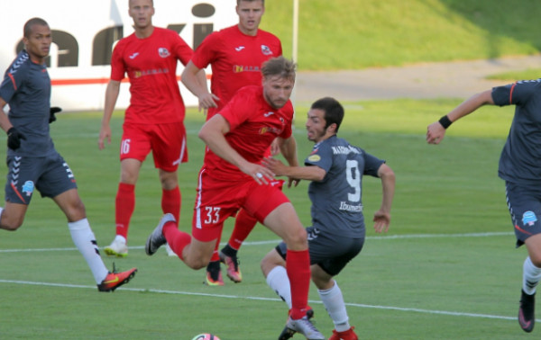 Įvarčių lietus Marijampolėje baigėsi „Sūduvos“ triumfu