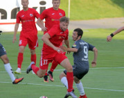 Įvarčių lietus Marijampolėje baigėsi „Sūduvos“ triumfu