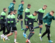 U-21 rinktinė Gargžduose ruošiasi mačui su Lenkija