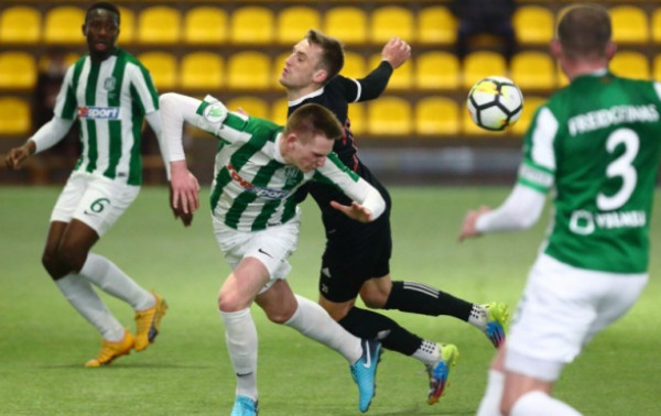 Ne stipriausios sudėties žalgiriečiai pralaimėjo latviams