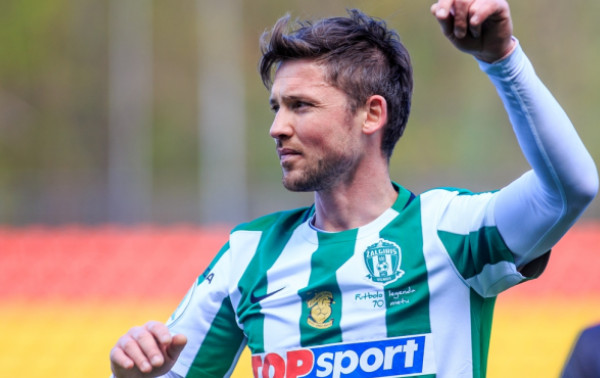 Fantastišką įvartį S. Mikoliūnas skyrė savo žmonai