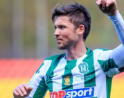 Fantastišką įvartį S. Mikoliūnas skyrė savo žmonai