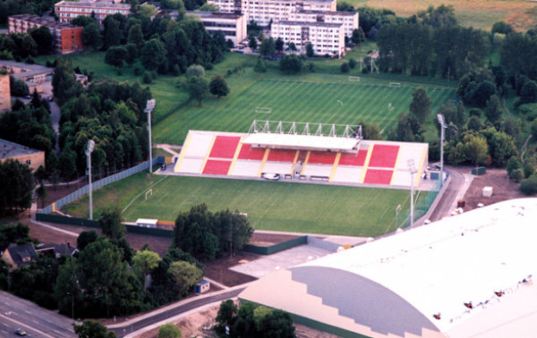Marijampolės stadione atlikti atnaujinimo darbai