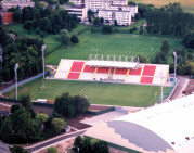 Marijampolės stadione atlikti atnaujinimo darbai