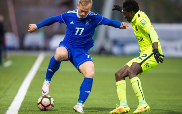 Į rikiuotę grįžęs K. Upstas prisidėjo prie pergalės kontroliniame mače