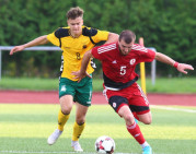 Jaunimo rinktinė spaudė gruzinus, bet nelaimėjo