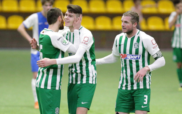 Jaunimo įvarčiai padėjo žalgiriečiams įveikti latvius