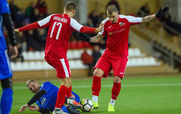 Paskutinė „Sūduvos“ repeticija baigėsi lygiosiomis