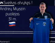 Į „Palangą“ atvyko dar du naujokai iš Rusijos