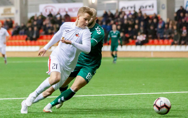 Geriausio jaunojo mėnesio futbolininko laurai – „Sūduvos“ talentui