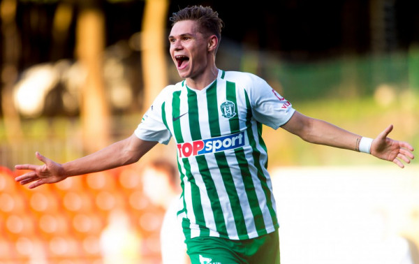 Po debiutinio įvarčio A lygoje K. Uzėla nestokojo optimizmo