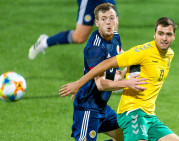 Jaunimo rinktinė pripažino škotų pranašumą