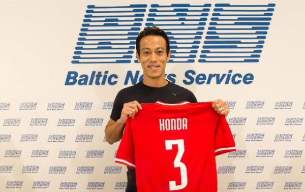 K. Honda atvyko į „Sūduvą“