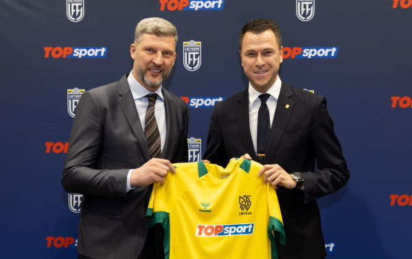 „TOPsport“ – naujasis A lygos generalinis rėmėjas